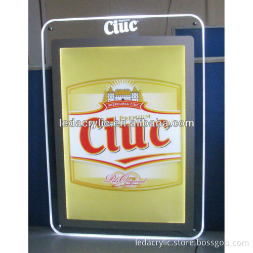 LED Crystal Light Box with Logo Etching